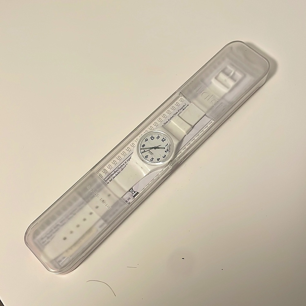 Swatch white never worn nwt watch vintage